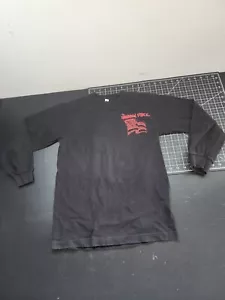 The Hawaiian Force Long Sleeve Black T-SHIRT Men’s Size S Ua Mau 1994 Print - Picture 1 of 10