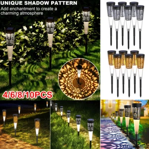 4/6/8/12x LED Solar Pathway Lights Waterproof Garden Lights Yard Landscape Light - Picture 1 of 14