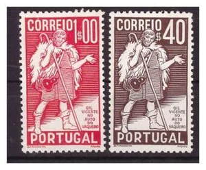 PORTOGALLO 1937 - POETA GIL VICENTE SERIE NUOVA MH * - Imagen 1 de 1
