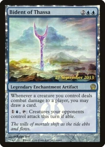 MTG - Bident of Thassa (Prerelease) [Theros Promos #42] - Near Mint Foil​​ - Picture 1 of 1