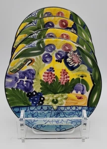 Pavanol Martinique Portugal Salat ca. 8" Durchmesser 4er Set LESEN BLAU - Bild 1 von 19
