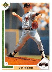 1991 Upper Deck Baseball #402 Don Robinson  San Francisco Giants 