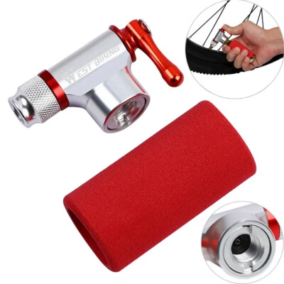 WEST BIKING Fahrrad CO2 Pumpe Aluminium Luftpumpe Kartuschenpumpe Fahrradventil - Bild 1 von 4