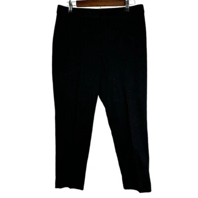 Pantalones de vestir para mujer RSVP by Talbots Petite con patrón negro 8P Foto 1 de 4