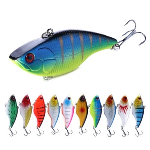 10PCS Fishing Lures Crankbaits 7.5cm/18g Minnow Hook Tackle Bass Trout Hard Bait - Picture 1 of 15