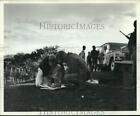 1966 Press Photo George Gaspard with Major Hollis Messer in Quang Duc Province