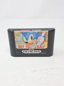 Sonic the Hedgehog Sega Genesis Not For Resale Authentic Cartridge Only  - Bild 1 von 6