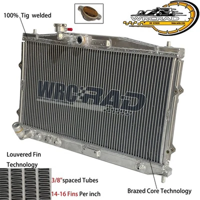 19010PH7305 Radiator For 1987-1990 1989 1988 Acura Legend Base V6 2.7L Aluminum - Изображение 1 из 4