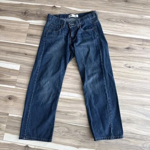 Levis 550 Jeans Youth 10 Husky Blue Denim Relaxed Fit Straight Leg 30/26 - Picture 1 of 7