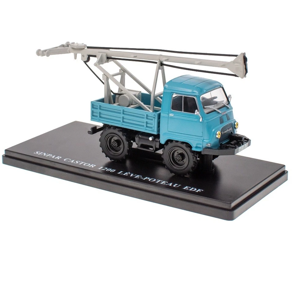 Sinpar Castor 1200 Leve Poteau EDF 1966 Hachette 1:43 VAN DIECAST - Image 1 of 1