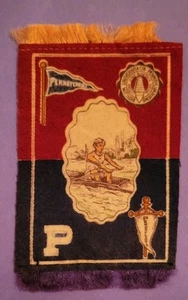 1910 Murad tobacco felt B33 UNIVERSITY OF PENNSYLVANIA Rower Crewe TOUGH - Picture 1 of 1