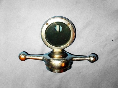 Tapa Radiador Coche Dogbone Latón Metal, Medidor Moto Foto 1 de 2