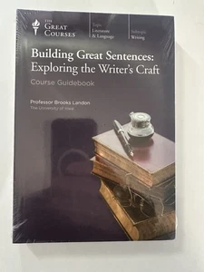 Great Courses Building Great Sentences 1 & 2 DVD 4-Disc Set & Book NEW SEALED - Picture 1 of 2