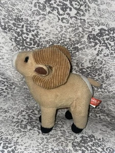 Ram Goat Plush Stuffed Animal Big Horn Sheep Wild Republic 7" Small Realistic - Picture 1 of 3
