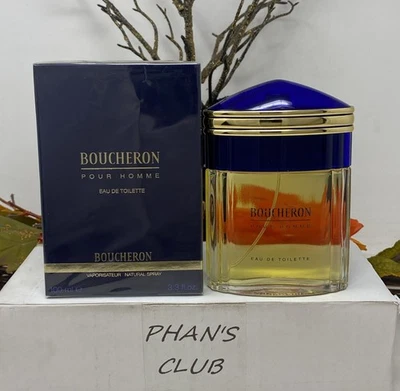 Boucheron Pour Homme 3,3 OZ eau de toilette spray colonia aromática cítrica para hombres Foto 1 de 4