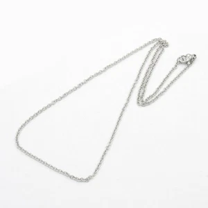 45cm STAINLESS STEEL LINK CHAIN NECKLACE 2MMx3MM CLASP hypoallergenic IN61 - Picture 1 of 4