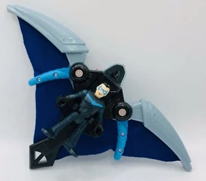 IMAGINEXT DC SUPERFRIENDS NIGHTWING FIGURE & GLIDER TOY (NO MISSILE) VGC COLLECT - Picture 1 of 2