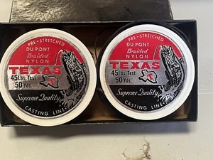 Vintage DuPont Braided Nylon Fishing Line Texas Brand - Picture 1 of 4