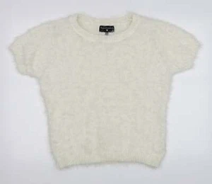 Originals Knitwear Womens White Roll Neck Polyester Blend Jumper Size L - Picture 1 of 12