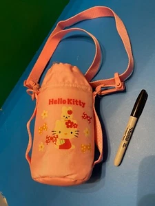 New VINTAGE~HELLO KITTY SANRIO THERMOS HOLDER-ship free - Picture 1 of 3