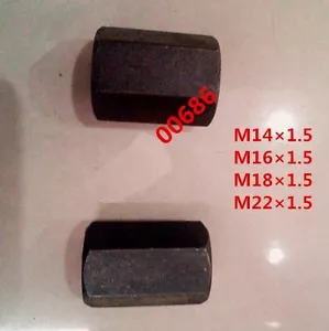 Unión de acoplamiento hembra métrica de montaje hidráulico M14 M14X1.5 acero - Imagen 1 de 2