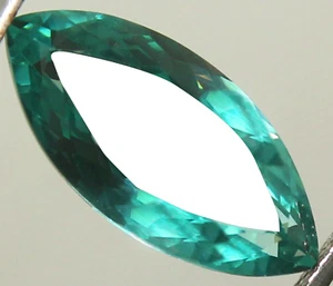 Natürlicher zertifizierter brasilianischer neonblauer Paraiba Turmalin 18 x 8... - Bild 1 von 6