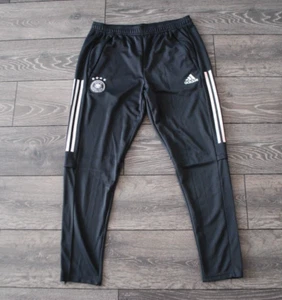 GERMANY NATIONAL TEAM FOOTBALL SOCCER TRAINING PANTS 2019 2020 GRAY MENS LARGE - Picture 1 of 12