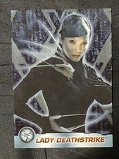 2003 XMEN UNITED X2 MOVIE - X-CITING CLEAR CARD ( C5 ) LADY DEATHSTRIKE - VHTF 