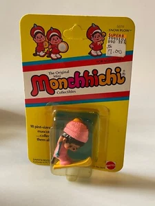 Miniature vintage années 80 MOC Monchhichi - chasse neige - Photo 1/5