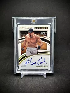 Mark Coleman 2022 Panini Immaculate UFC Auto Refractor /99 SP HOF - Picture 1 of 2