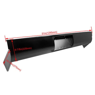 Rear Roll Pan Steel For 1954-1987 Chevy GMC C10 C20 C30 K10 K20 K30 Stepside - Image 1 of 4