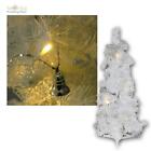 Weihnachtsbaum 60cm beleuchtet mit LED-Lichterkette & Timer & Deko, Christbaum
