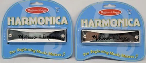 Armónica Melissa & Doug para principiantes de metal plateado km192112 nueva en caja - Imagen 1 de 2