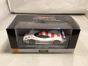 ONYX 1:43 PORSCHE 911 GT1 SILVERSTONE GP 1998 BOXED WITH SLEEVE LIMITED ED - Picture 1 of 12