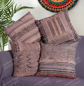Set 4 cuscini kilim vintage decorazione casa tessuto a mano cuscino kilim copricuscino - Foto 1 di 6