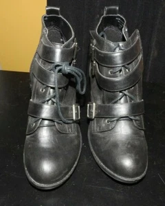Diba Black Ankle Boots, Women's Size 8.5. Never Worn - Picture 1 of 8