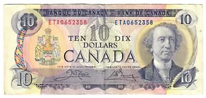 Canada 10 Dollars 1971 VF ETA "Crow-Bouey" - Picture 1 of 2