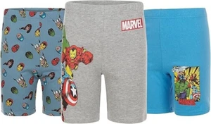 3-Pack ~ MARVEL AVENGERS ~ Spider Man ~ Iron Man ~ Hulk ~ Size 5 ~ Fleece Shorts - Picture 1 of 10