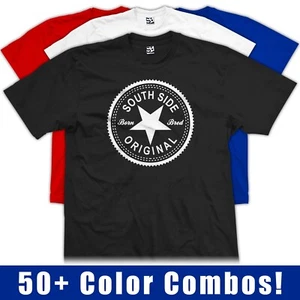 Youth South Side Original Inverse T-Shirt | Born & Bred Raised Made in Boys Tee - Picture 1 of 51