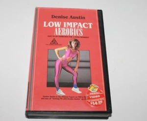 Denise Austin Low Impact Aerobics VHS Video 1986 Workout Fitness Rainbow - Picture 1 of 4