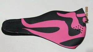 Neoprene 1/2 Mask Pink Flame Motorcycle snow skiing bicyclist Hunting ATV - Picture 1 of 3