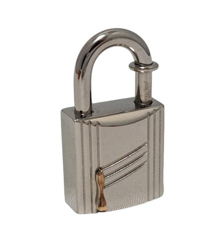 HERMÈS Ciondolo Ciondolo Argento Hermes Cadena Sap 1998 Chiave ANNEE ARBRE Lucchetto