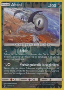 Pokemon - 81/145 Absol - Reverse Holo- SM2 Stunde der Wächter - Bild 1 von 1