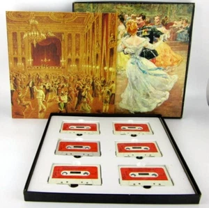 THE STRAUSS FAMILY 6x MUSIC CASSETTE TAPE CONCERT HALL SET +BOOKLET RARE VINTAGE - Picture 1 of 7