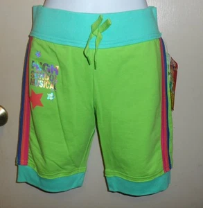 Disney High School Musical 2 Girls Banded Hemline Shorts Green L/14 NWT - Picture 1 of 2