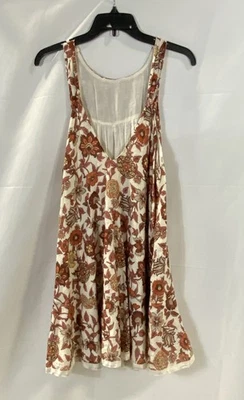 Free People Women's Brown Floral Dress S NWT - Image 1 of 4