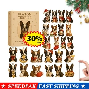 Christmas Advent Calendar 2D Christmas Tree Decoration Acrylic Hanging Decoratio - Picture 1 of 25