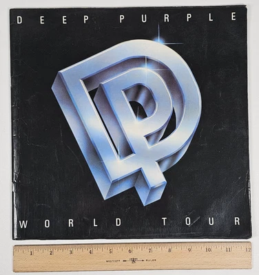 Programa de conciertos Deep Purple Perfect Strangers World Tour 1984-1985 - Ian Gillian Foto 1 de 4