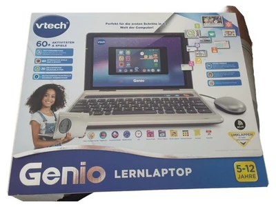 VTech Genio Lernlaptop Kinder Lerncomputer Mehrfarbig 5-12 Jahre WLAN - Bild 1 von 3