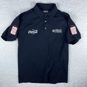 Camisa Polo Negra Mediana Regal Theaters Disney Coca Cola Para Hombres Big Hero Six Baymax - Imagen 1 de 13